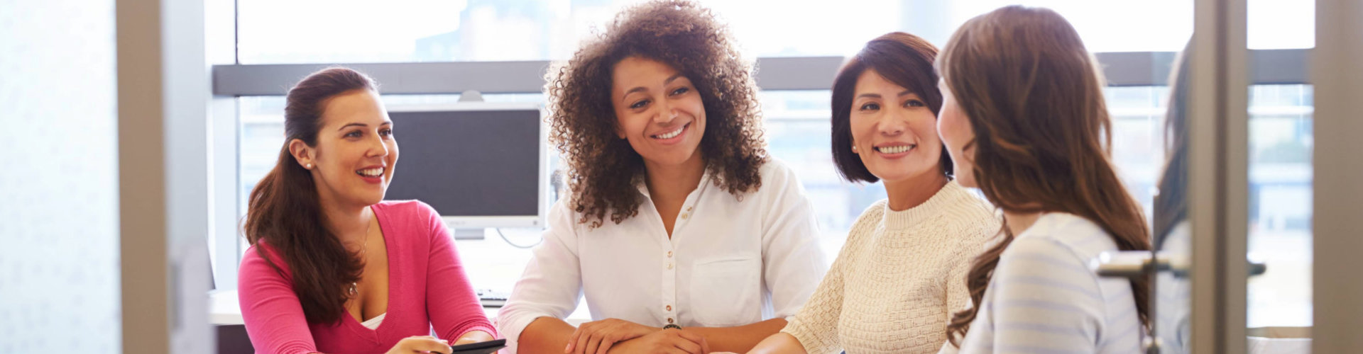 women talking